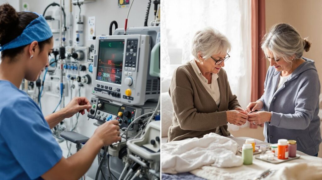 care type distinctions explained