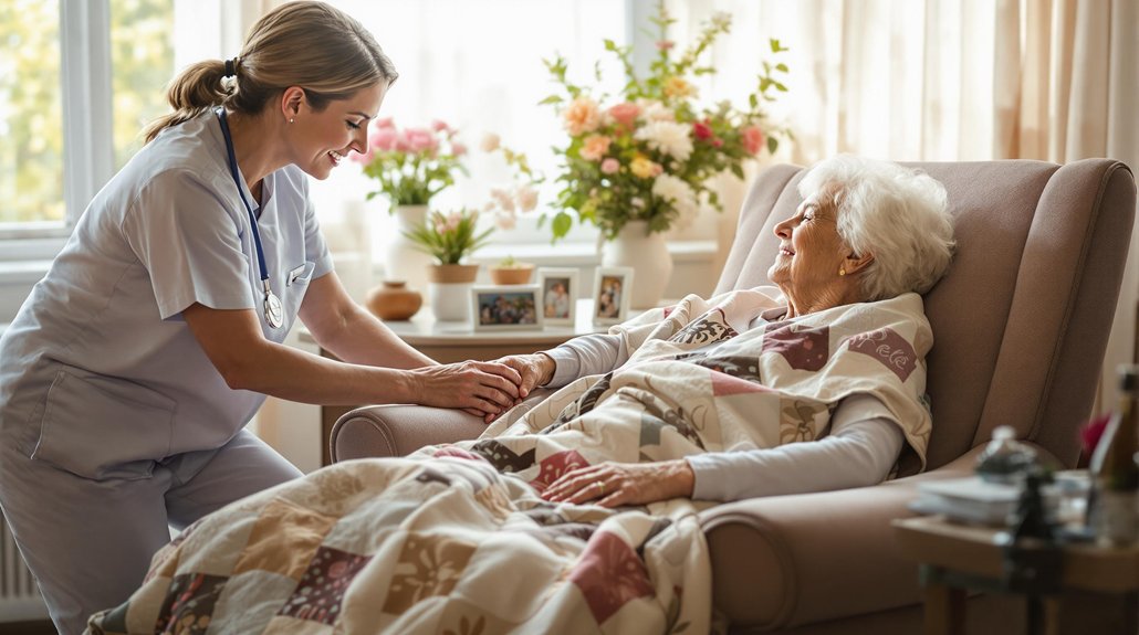 comfort focused patient support