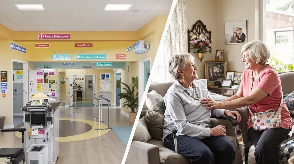 memory care versus home care